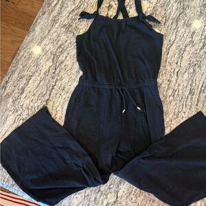 Black Sleeveless Jumpsuit